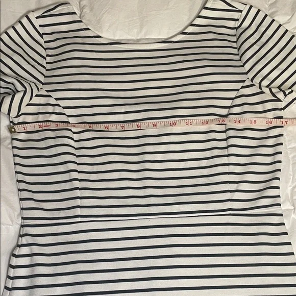 Banana Republic Black White Striped Sheath Dress
(Belt not included) - Picture 5 of 7